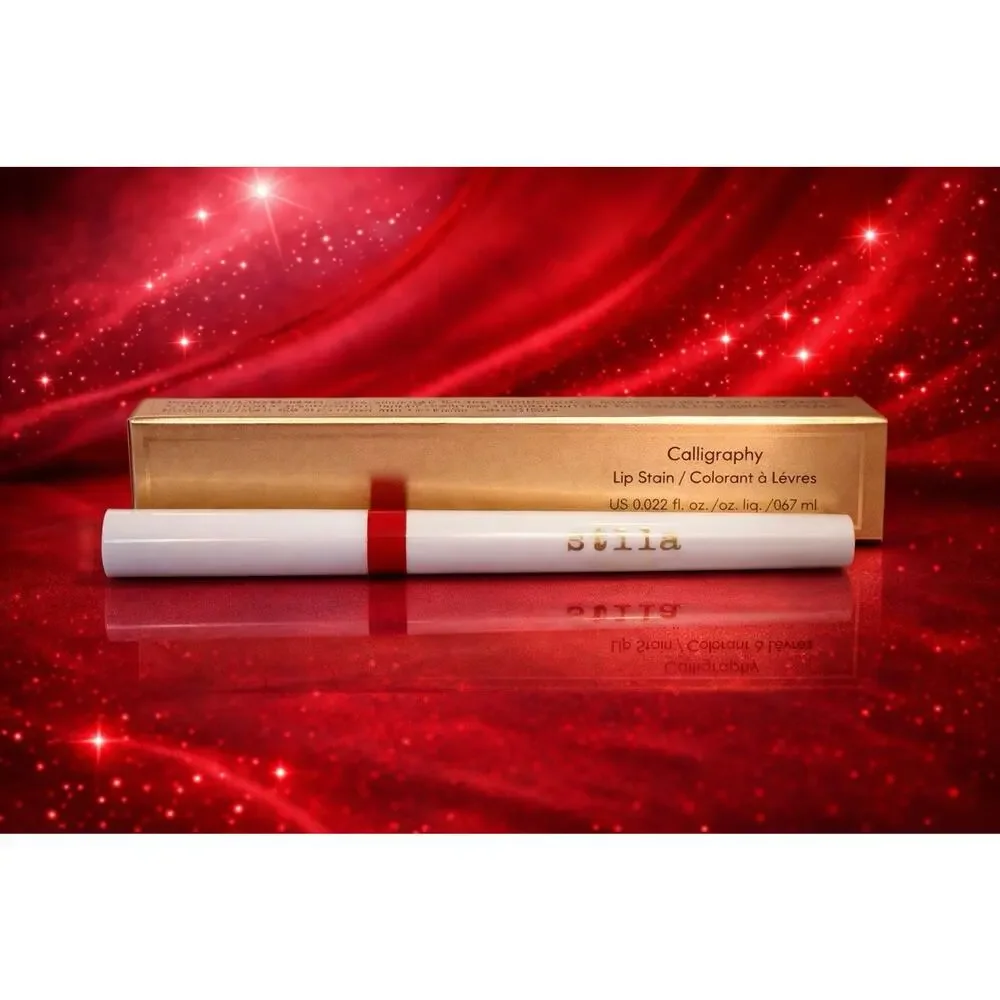 stila - Calligraphy Lip Stain - Shade: Hedy - 0.022 fl oz/ 0.67 mL